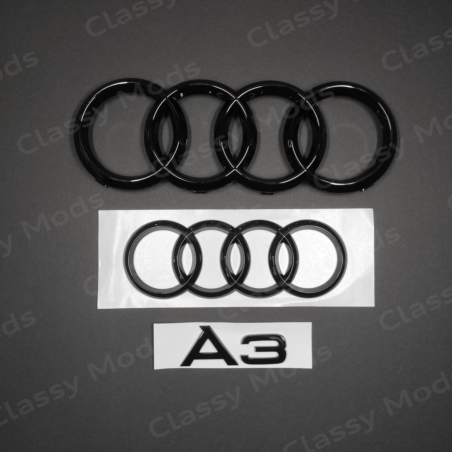 Audi A3 Gloss Black Set 2012-2020