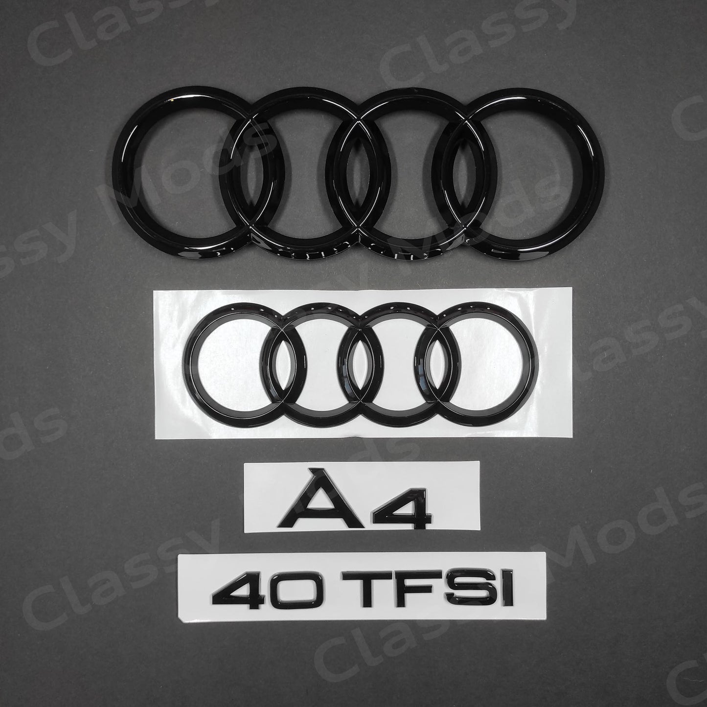 Audi A4 40TFSI B9.5 Facelift Gloss Black Set 2020-2023