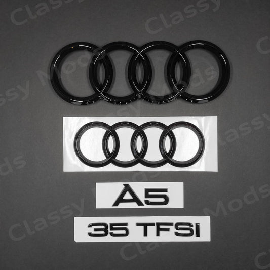 Audi A5 35TFSI COUPE Gloss Black Set 2018-2023
