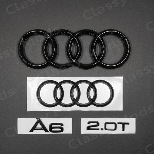 Audi A6 2.0T Gloss Black Set 2012-2018