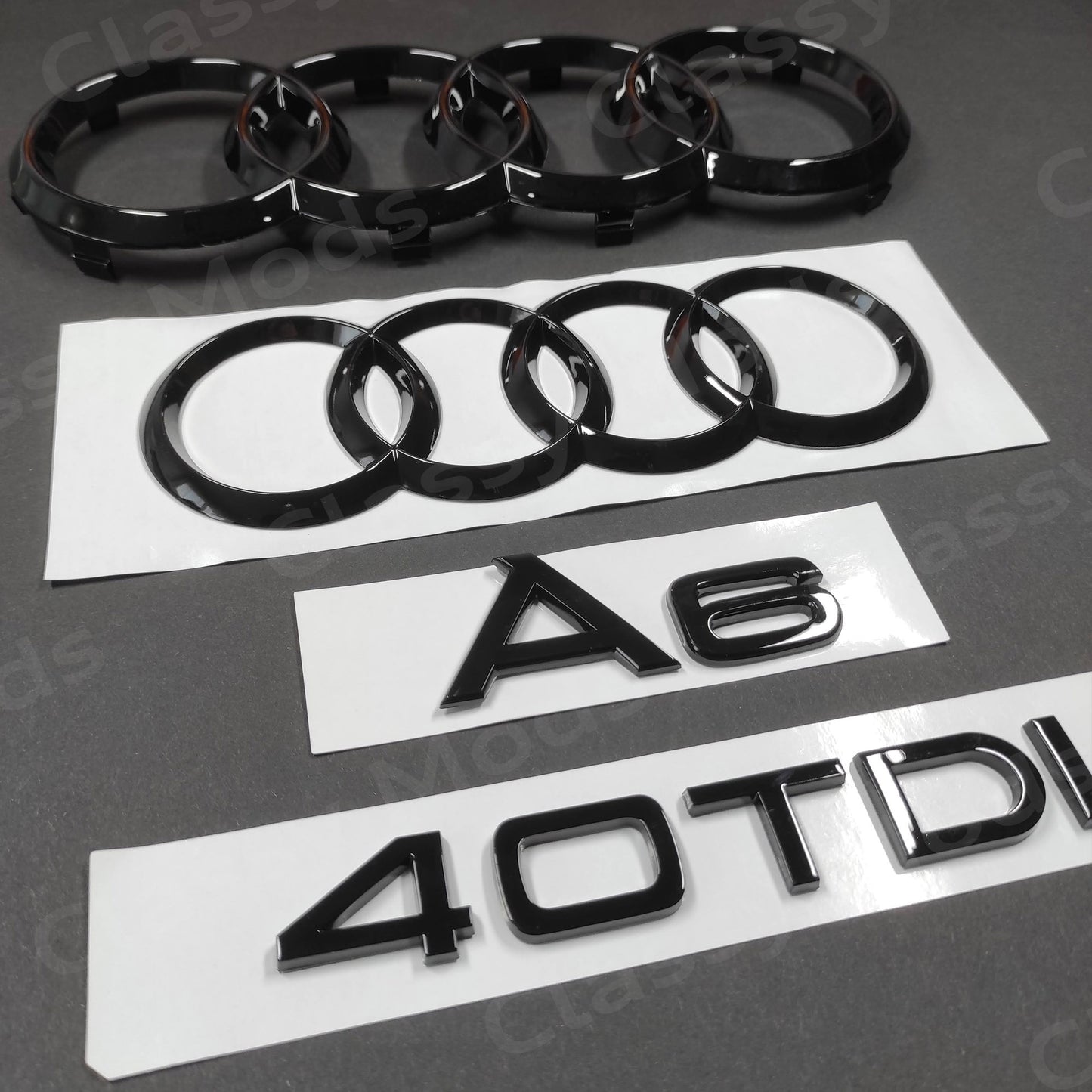 Audi A6 C8 40TDI Gloss Black Set 2019-2023