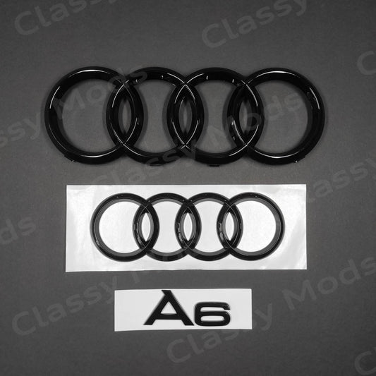 Audi A6 Gloss Black Set 2012-2023