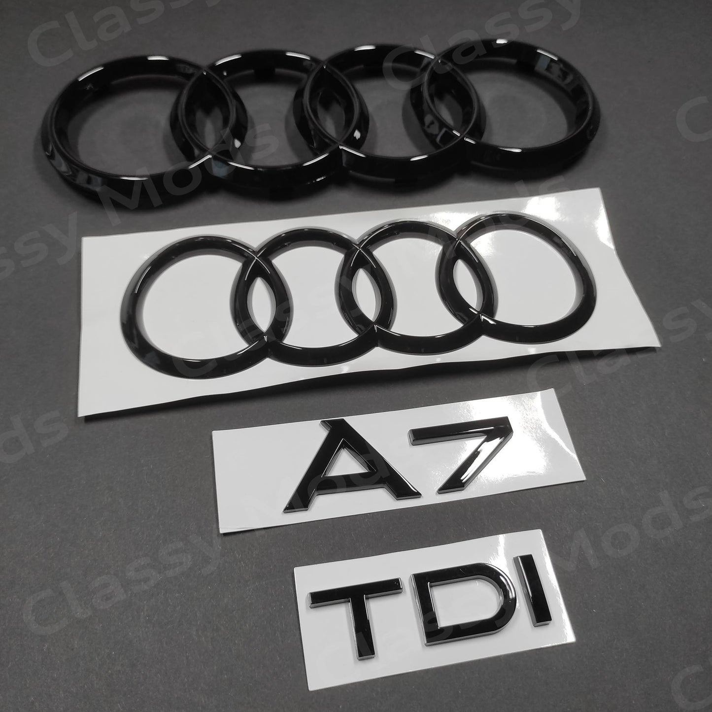 Audi A7 TDI Gloss Black Set 2012-2018