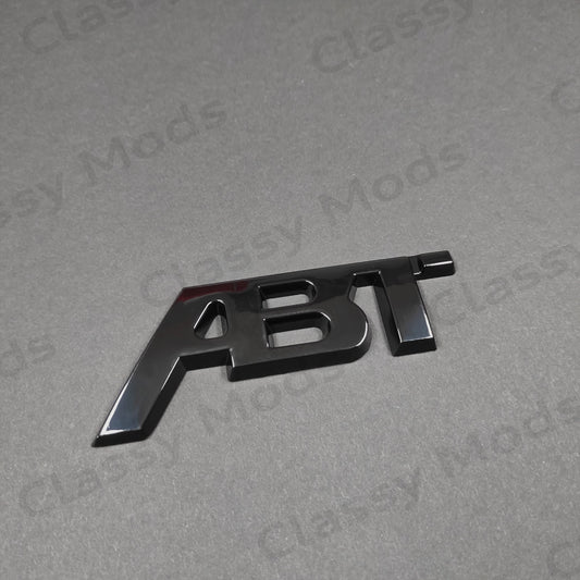 ABT Gloss Black Rear Emblem Badge For Audi