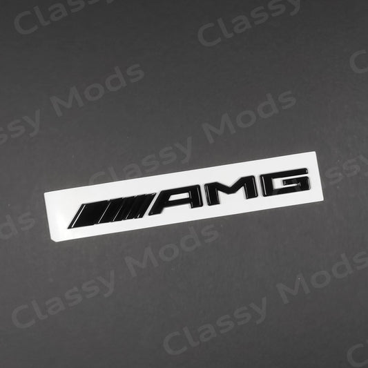 AMG Gloss Black Rear Emblem Badge