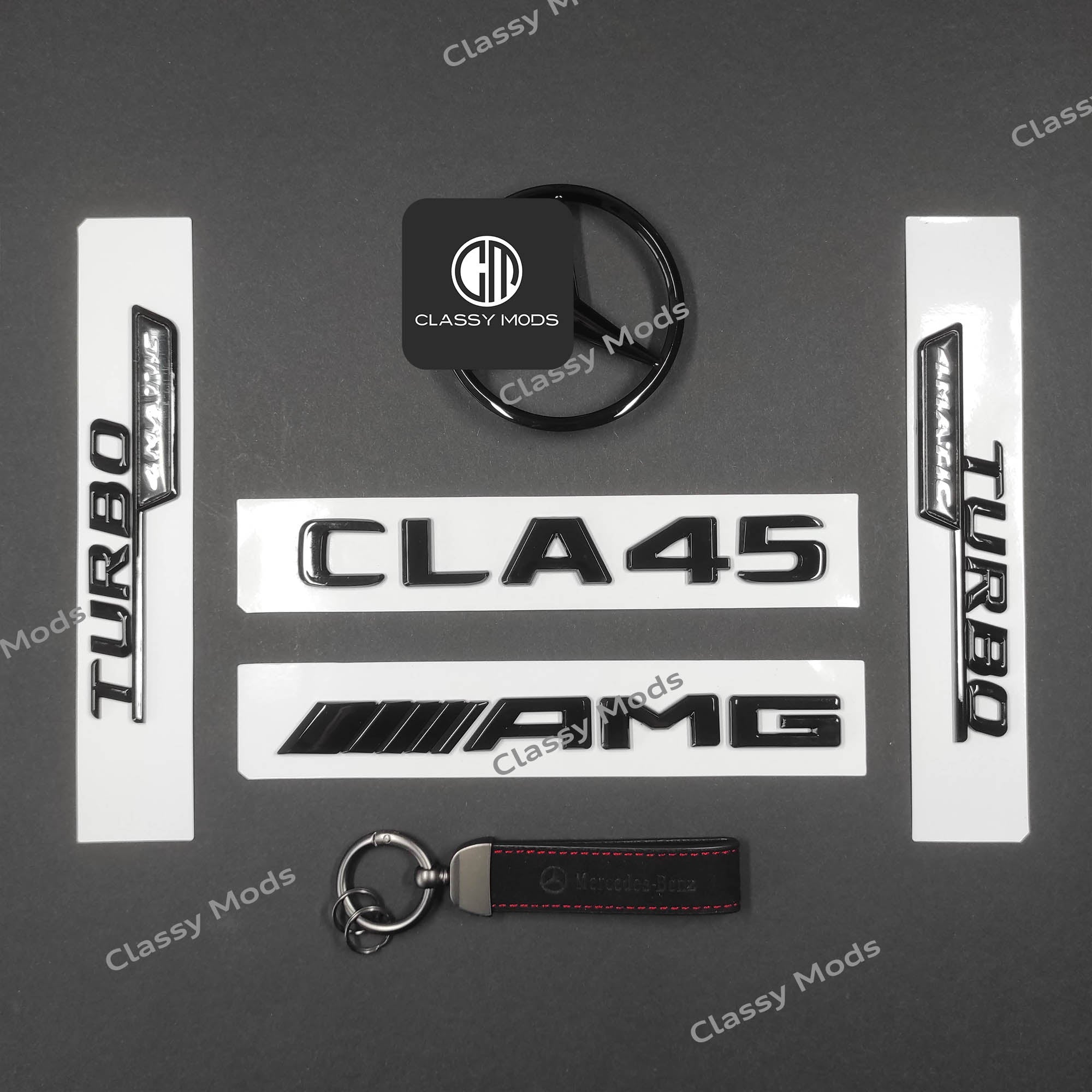 Mercedes-Benz CLA45 AMG Set Gloss Black C117 – Classy Mods