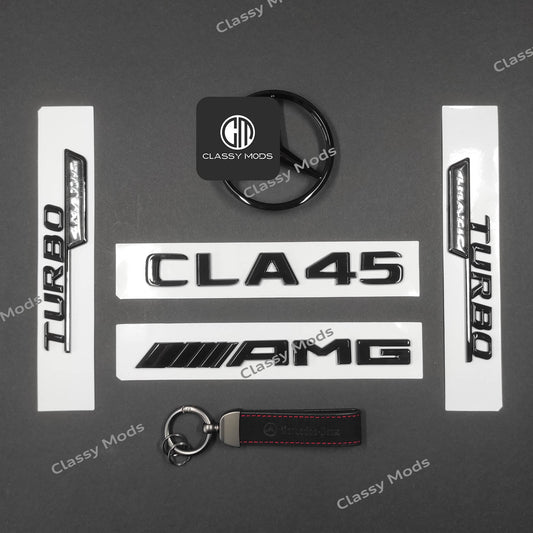 Mercedes-Benz CLA45 AMG Set Gloss Black C117