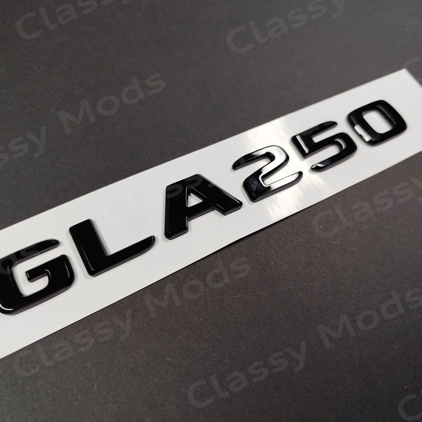 GLA250 Gloss Black Rear Tailgate Emblem Badge