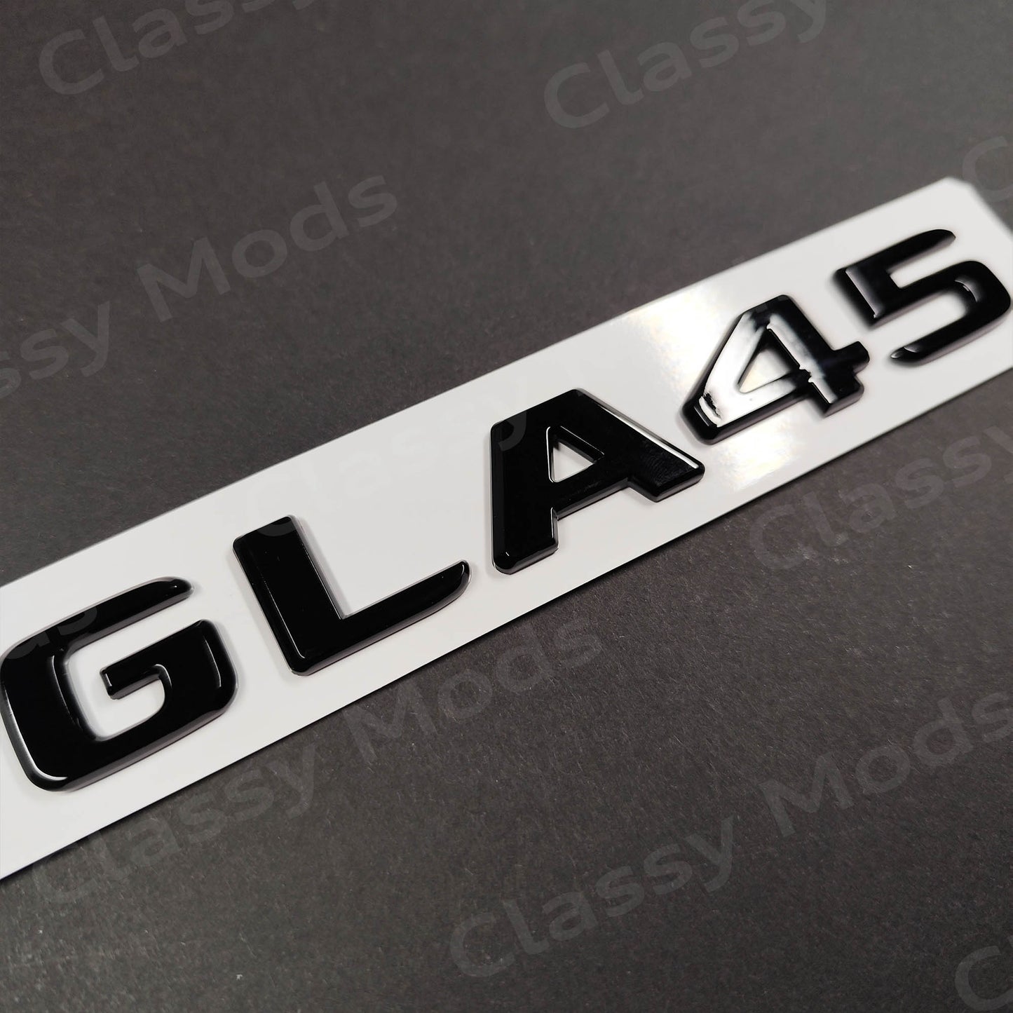 GLA45 Gloss Black Rear Tailgate Emblem Badge