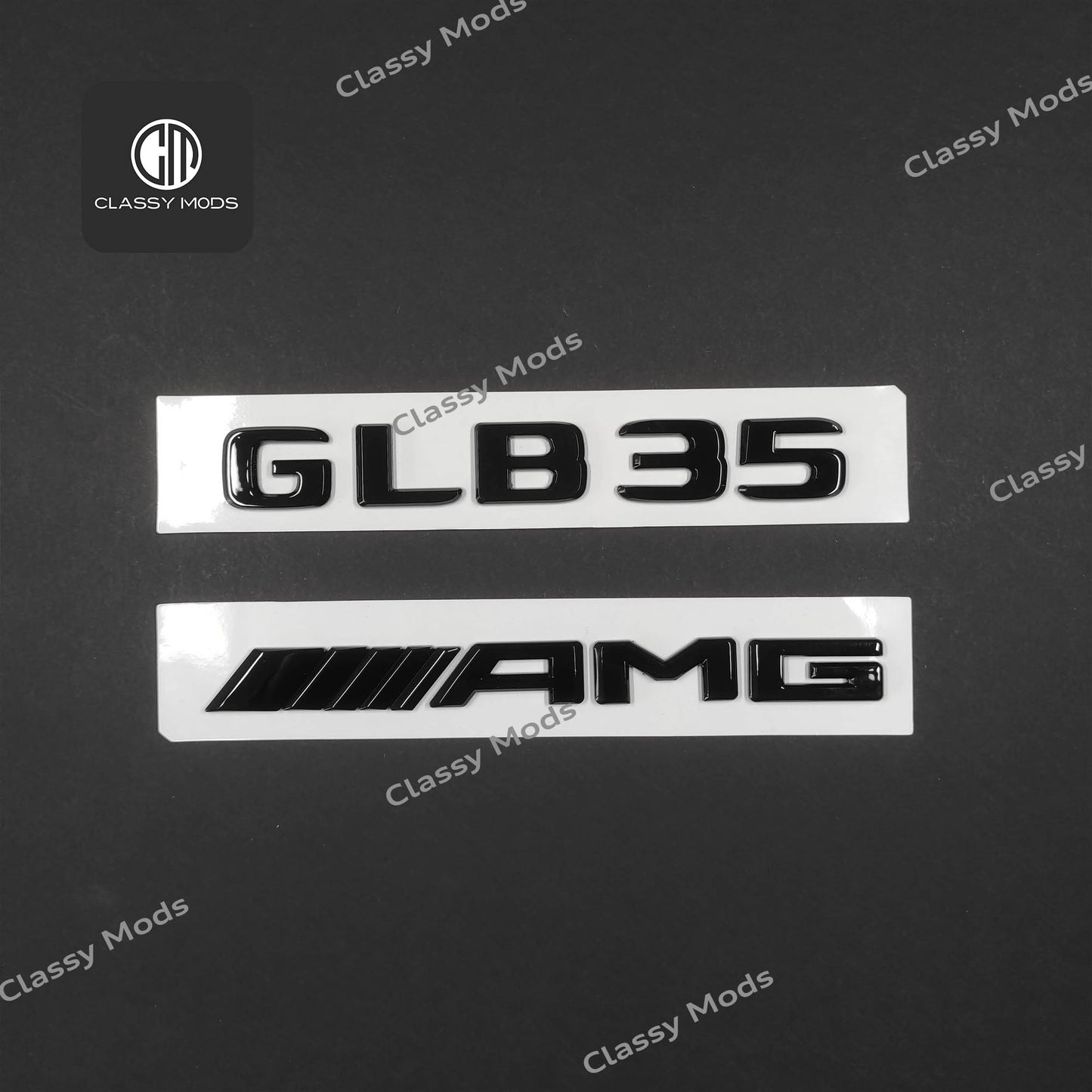 GLB35 AMG Gloss Black Rear Tailgate Emblem Badges