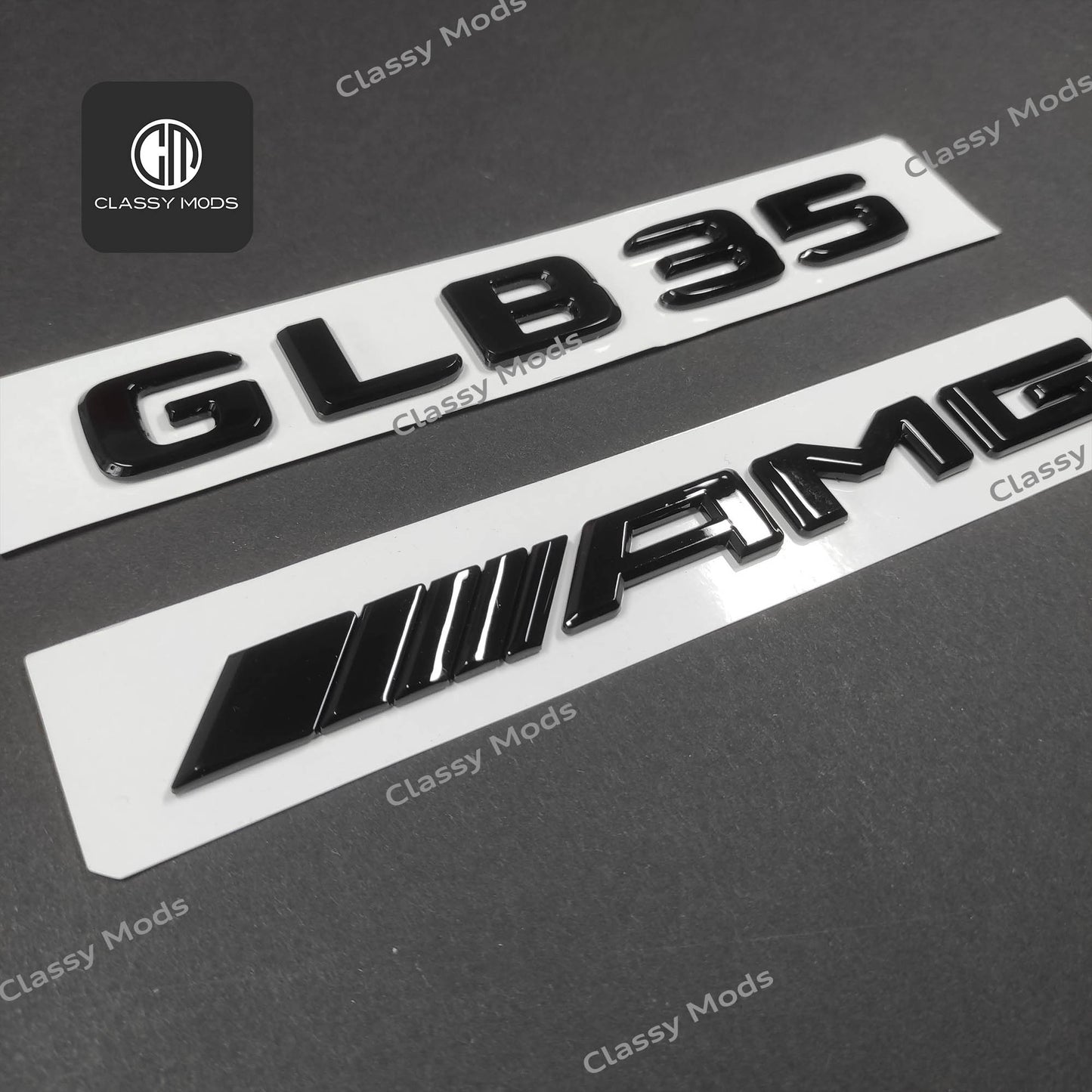 GLB35 AMG Gloss Black Rear Tailgate Emblem Badges