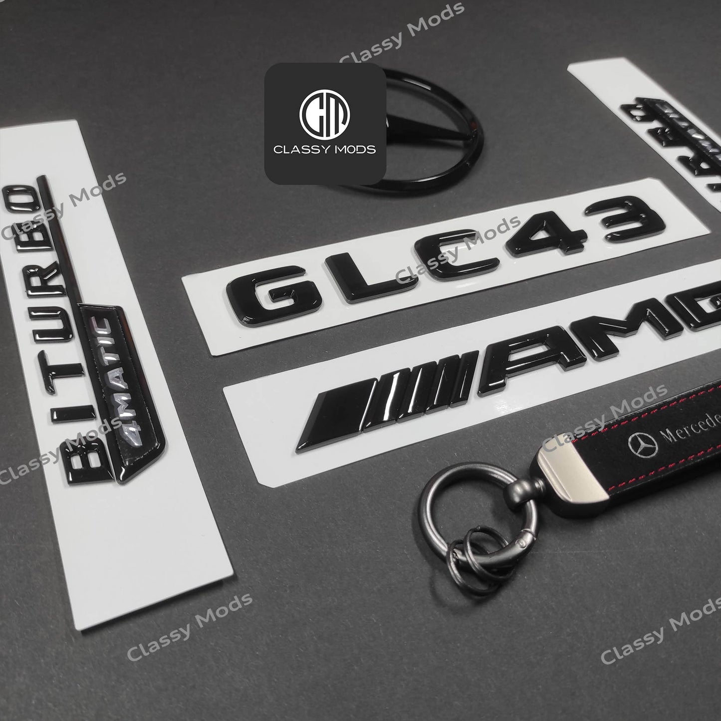 Mercedes-Benz GLC43 AMG Set Gloss Black X253 SUV