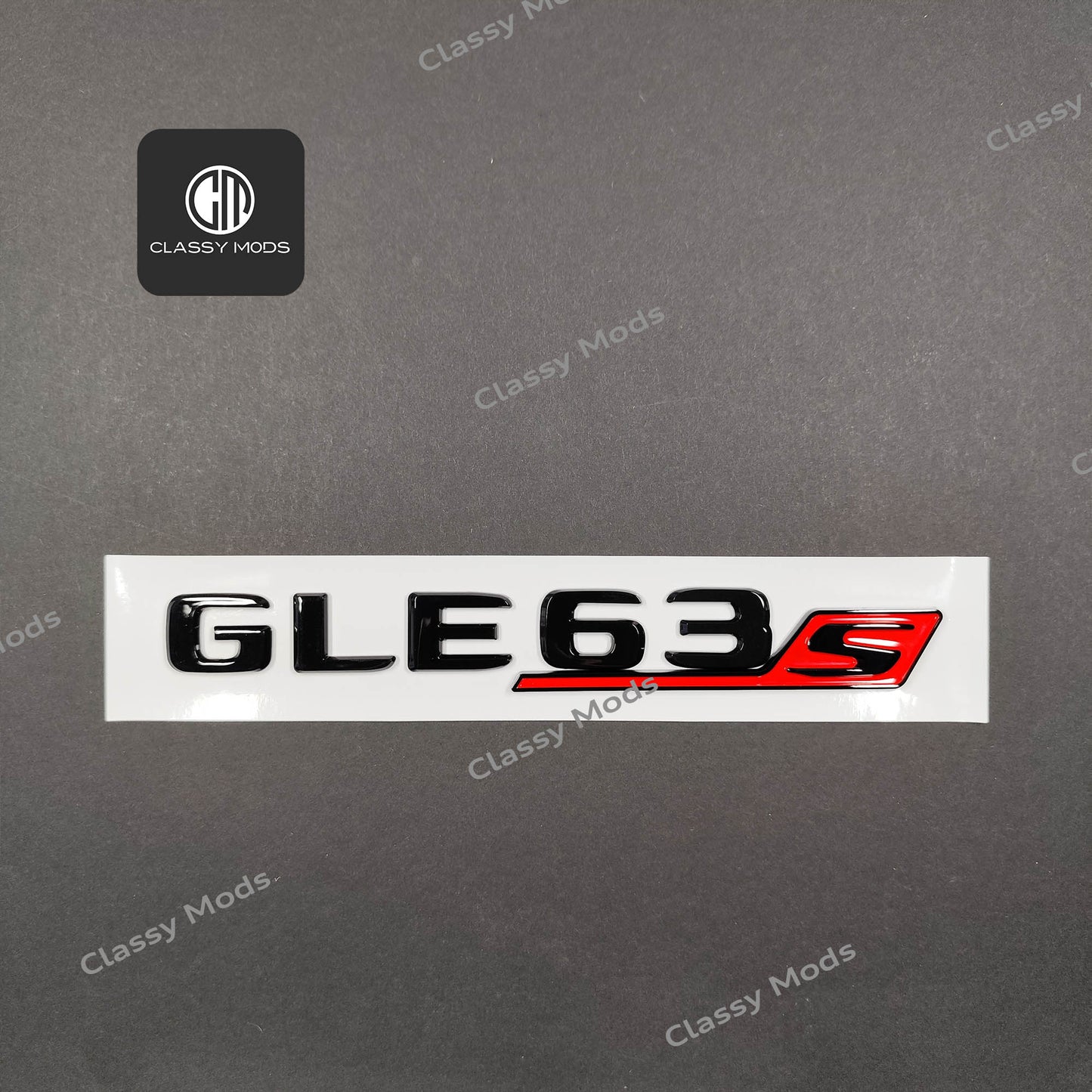 GLE63s Gloss Black Rear Tailgate Emblem Badge W167 C167 Coupe 2020+