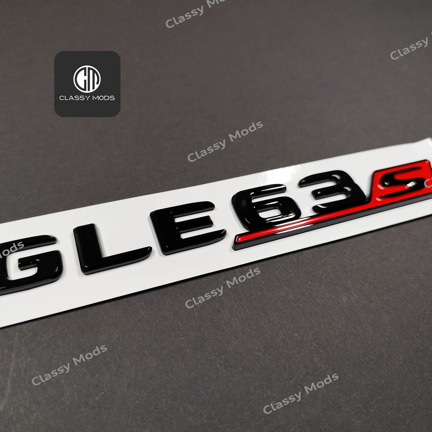 GLE63s Gloss Black Rear Tailgate Emblem Badge W167 C167 Coupe 2020+