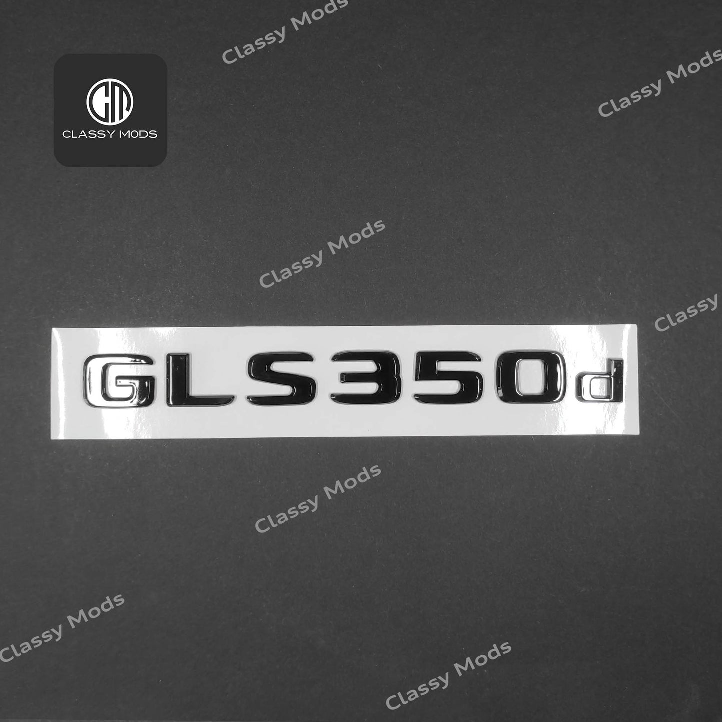 GLS350d Gloss Black Rear Tailgate Emblem Badge