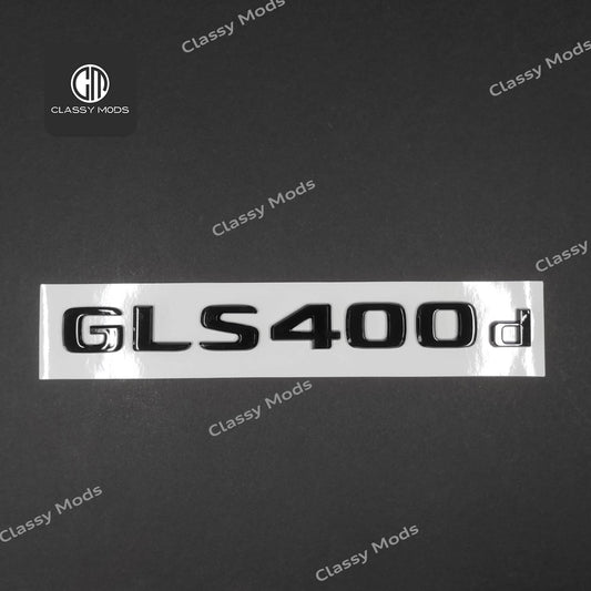 GLS400d Gloss Black Rear Tailgate Emblem Badge