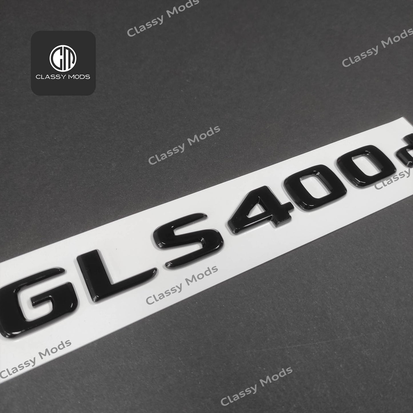 GLS400d Gloss Black Rear Tailgate Emblem Badge