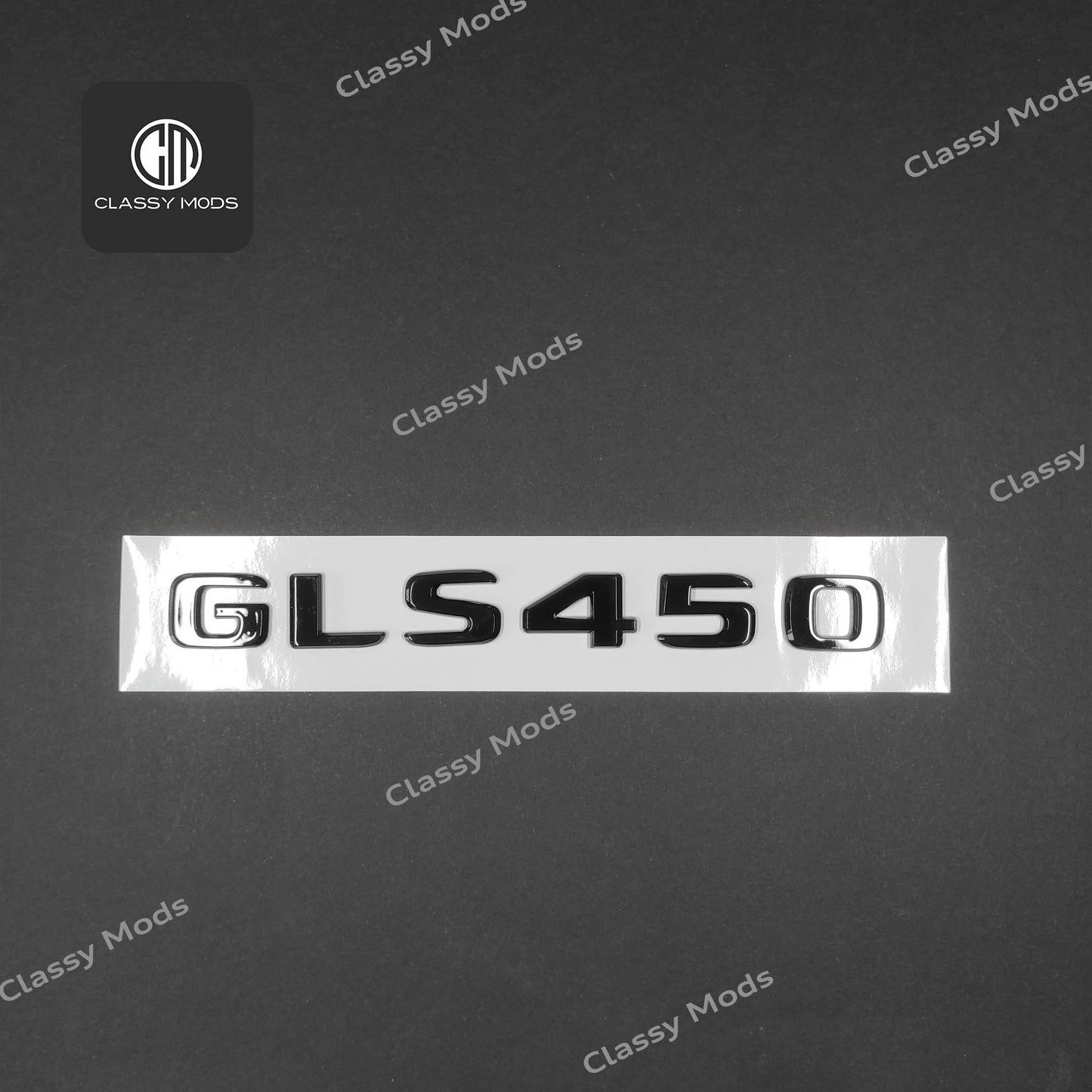 GLS450 Gloss Black Rear Tailgate Emblem Badge