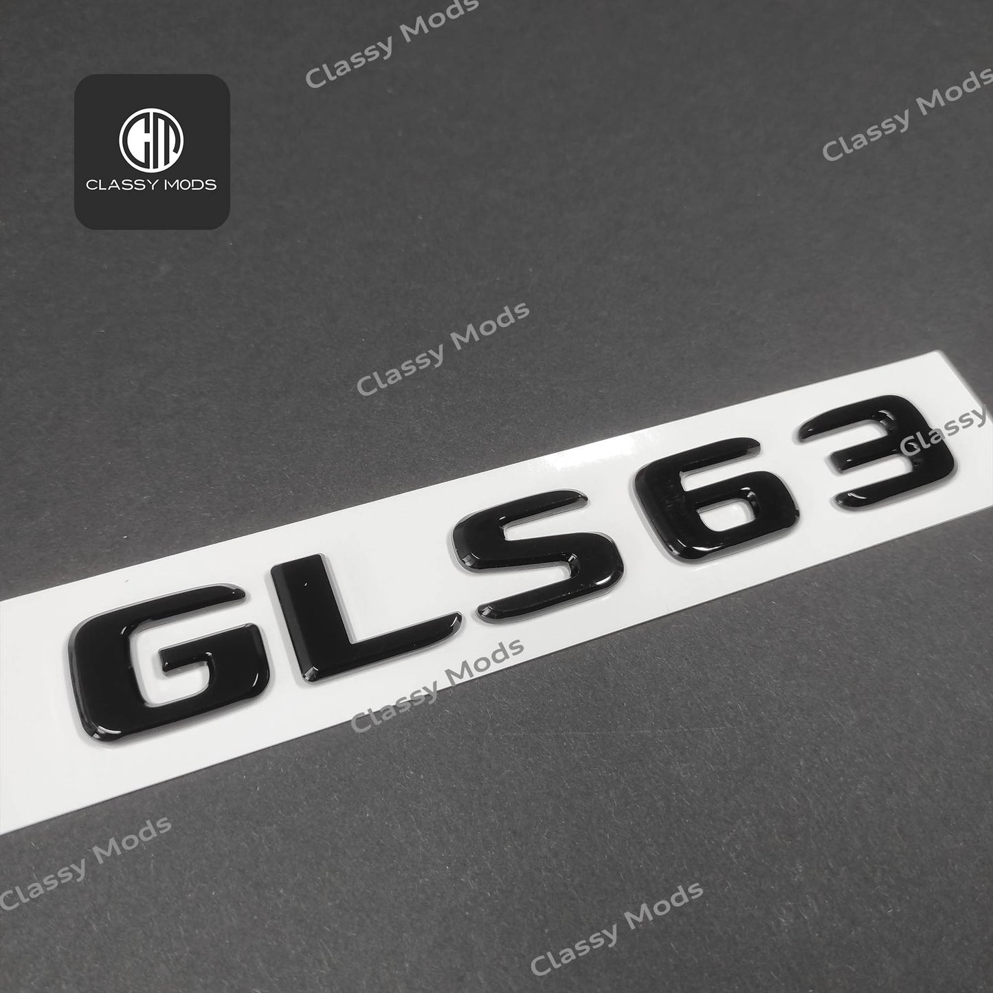 GLS63 Gloss Black Rear Tailgate Emblem Badge