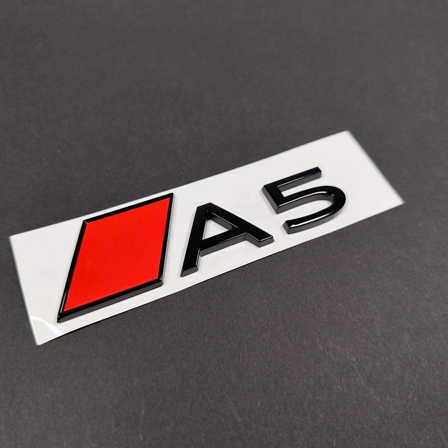 Audi A5 2025+ Gloss Black Rear Emblem Badge