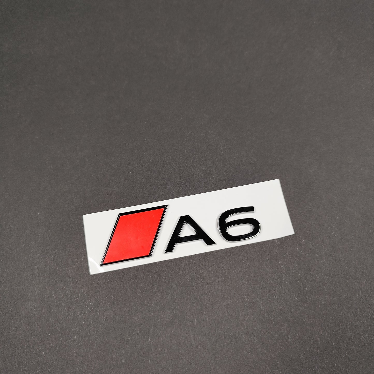 Audi A6 2025+ Gloss Black Rear Emblem Badge