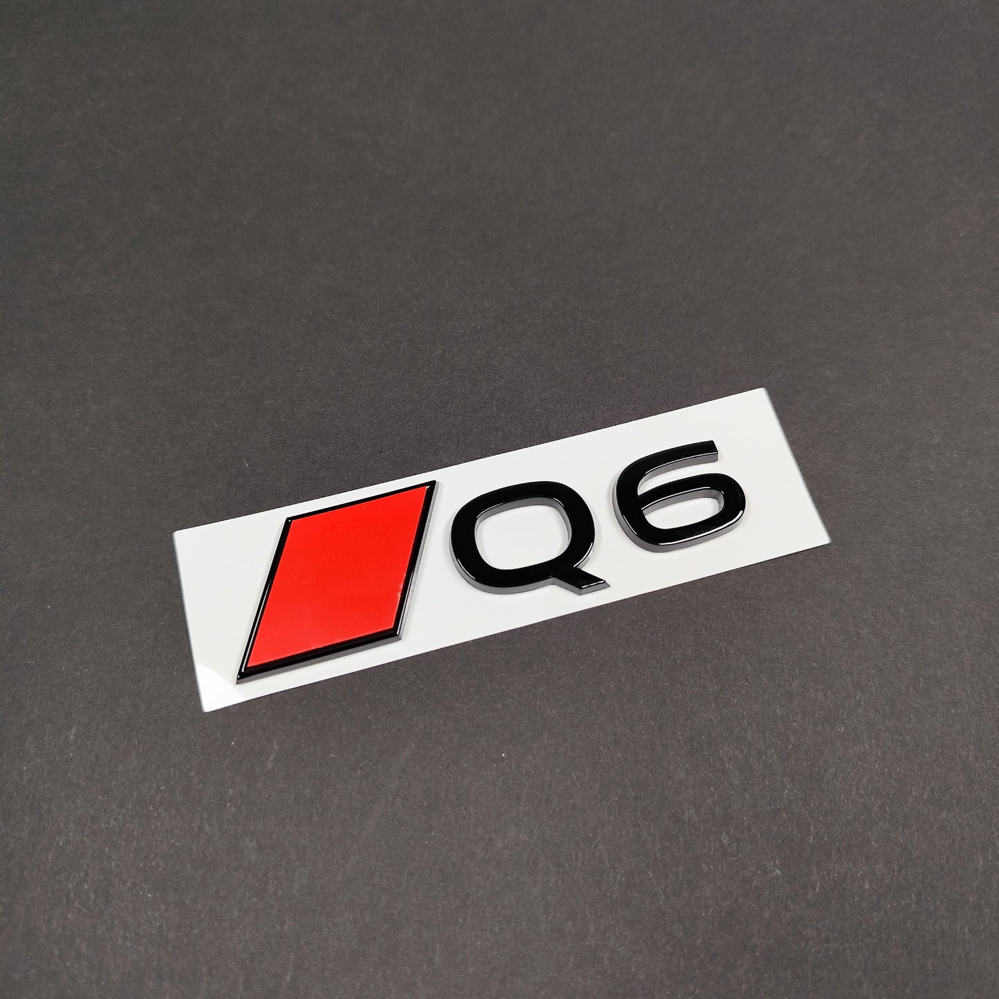 Audi Q6 2025+ Gloss Black Rear Emblem Badge