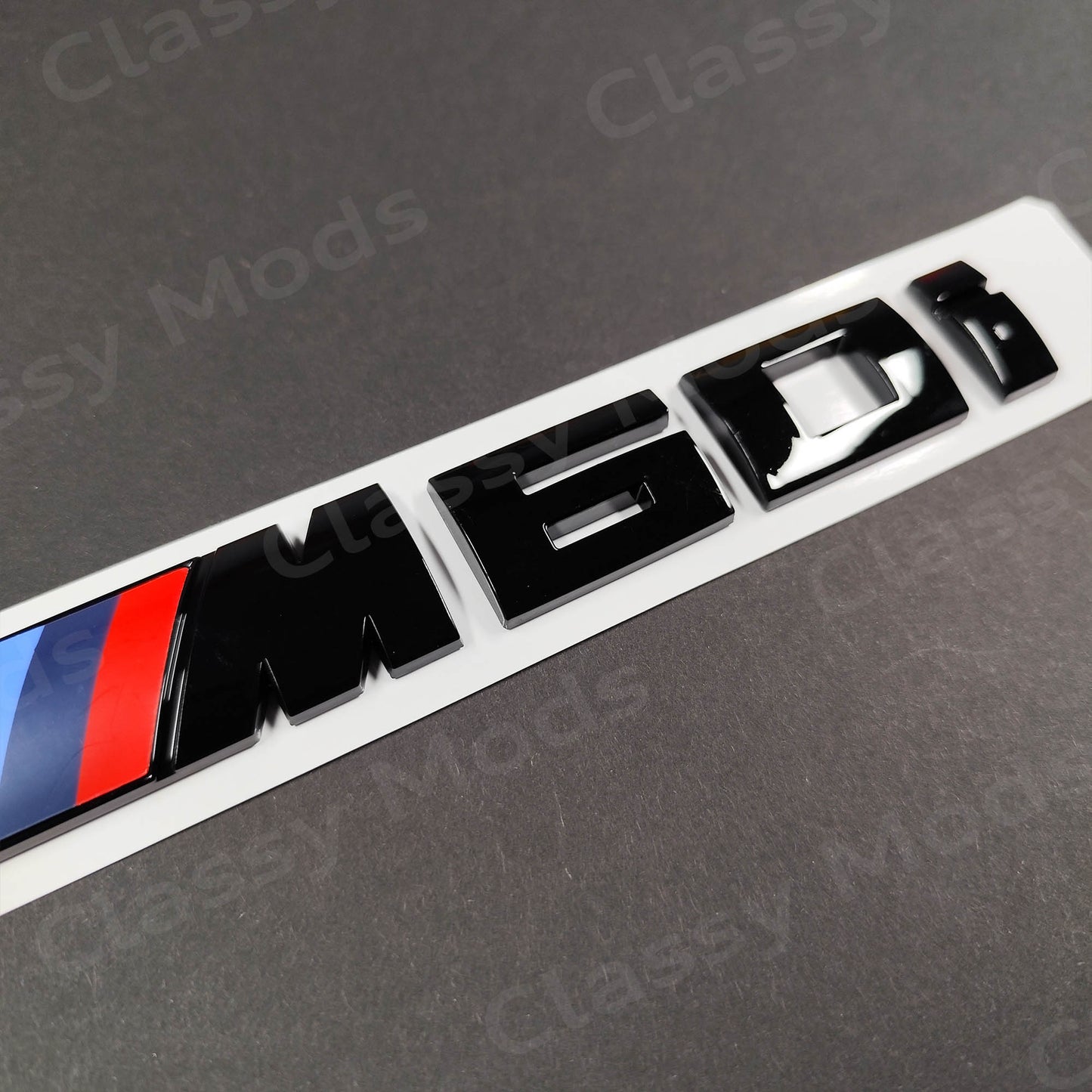 BMW X7 M60i Gloss Black Badges Set