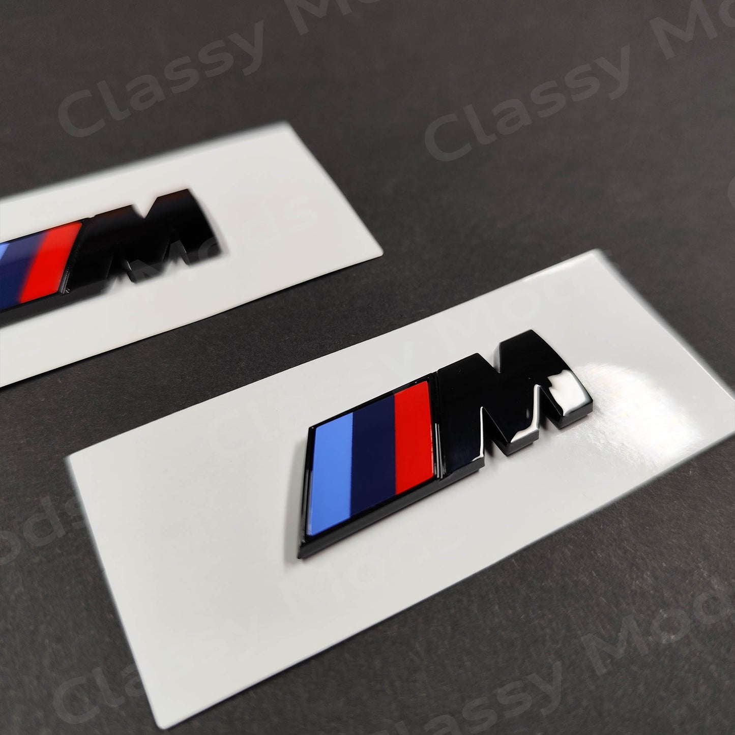 BMW X7 M60i Gloss Black Badges Set