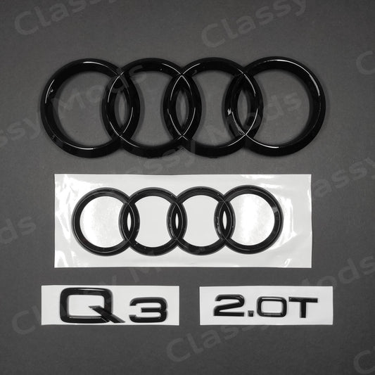 Audi Q3 2.0T Gloss Black Set 2015-2023