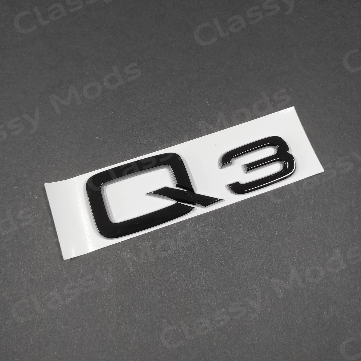 Audi Q3 Gloss Black Rear Emblem Badge