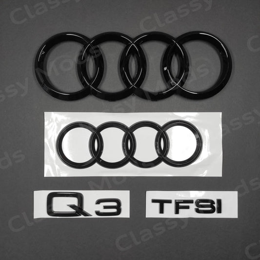 Audi Q3 TFSI Gloss Black Set 2015-2023