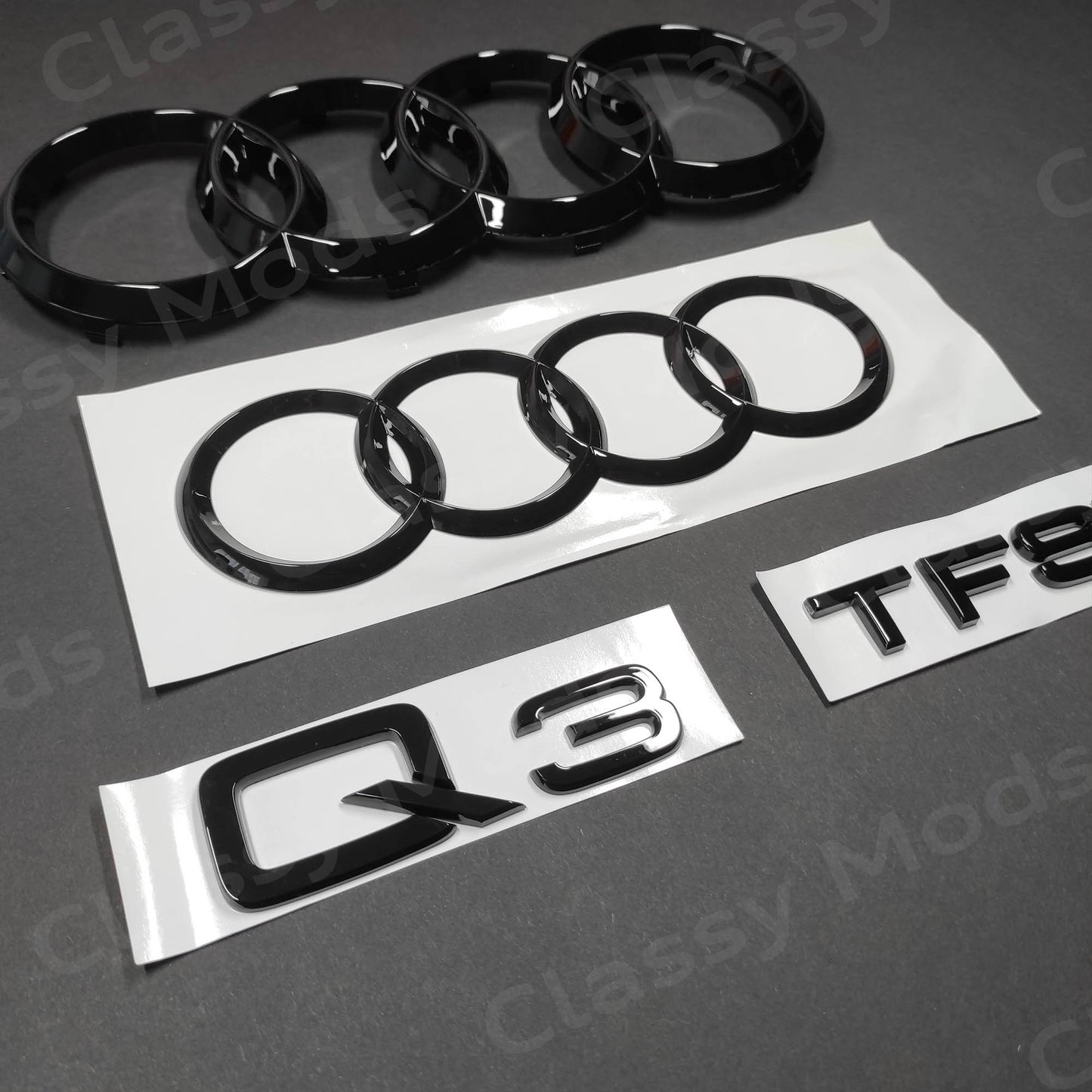 Audi Q3 TFSI Gloss Black Set 2015-2023