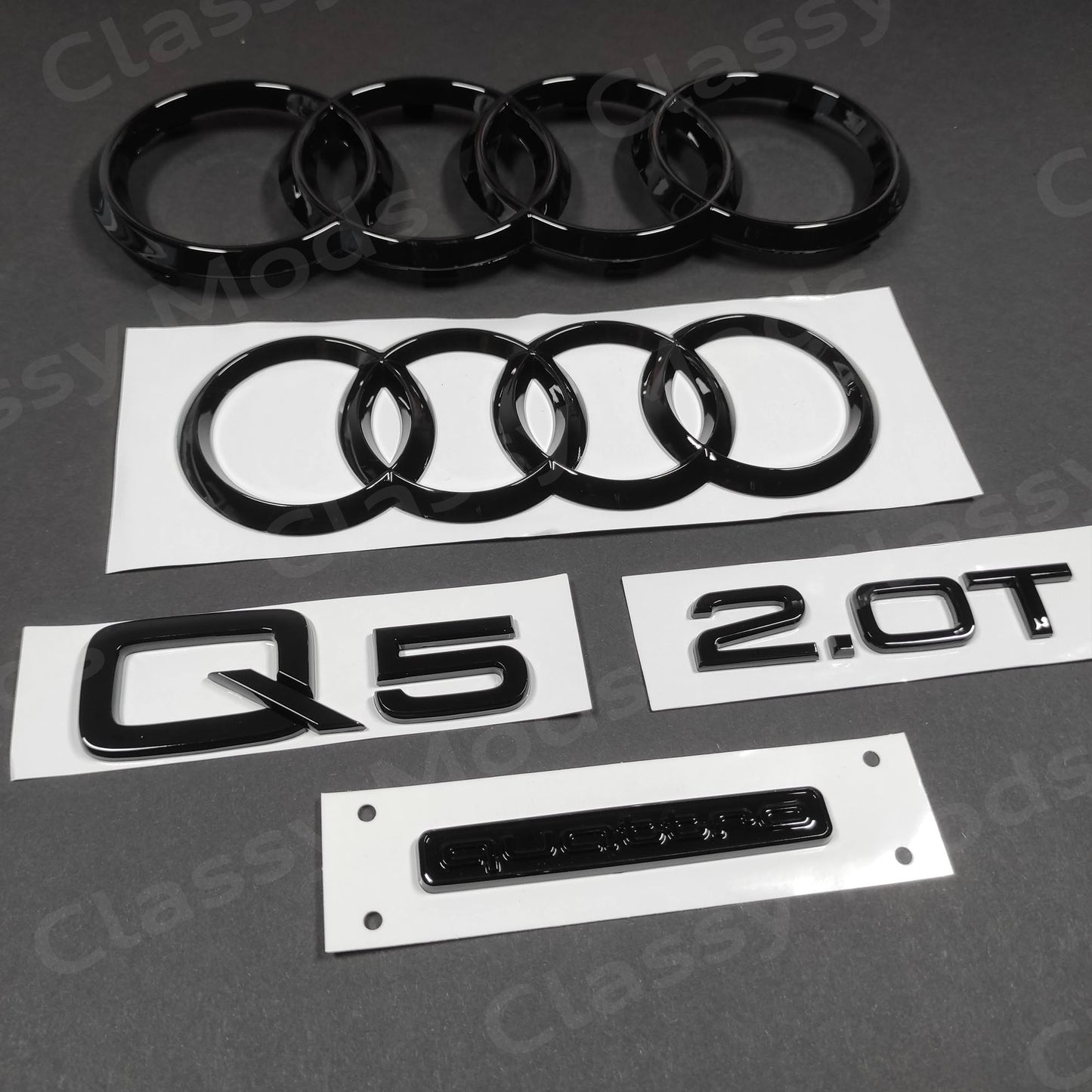 Audi Q5 2.0T Gloss Black Set 2013-2020