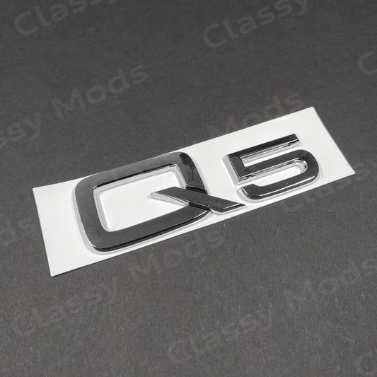 Audi Q5 Chrome Rear Emblem Badge