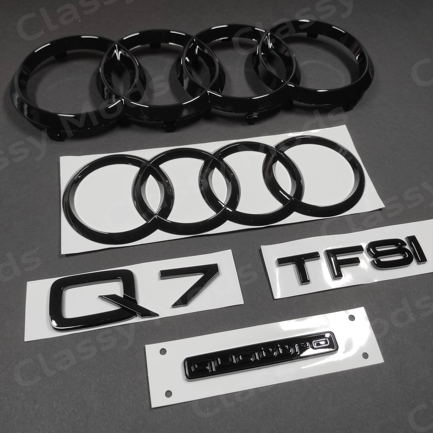 Audi Q7 TFSI Quattro 4M Gloss Black Set 2016-2023