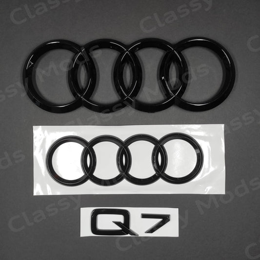 Audi Q7 Gloss Black Set 2010-2015