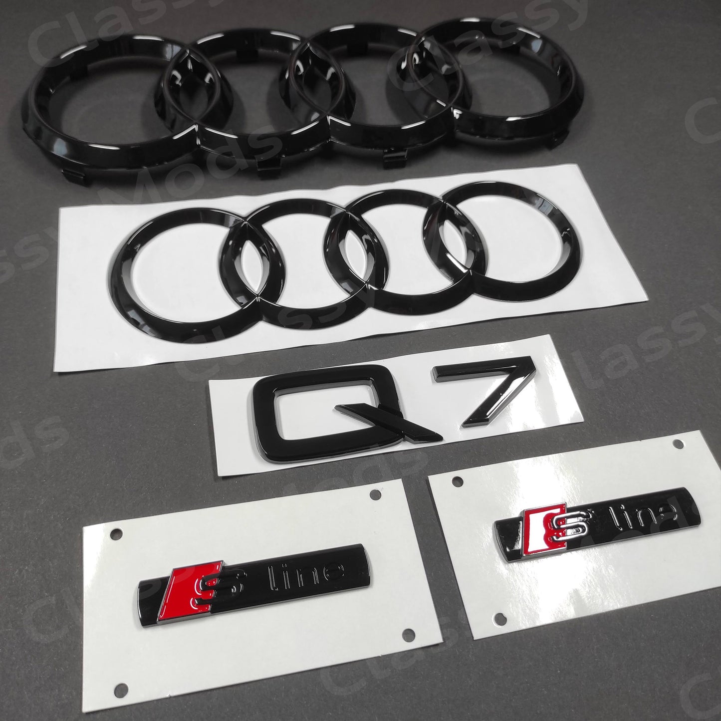 Audi Q7 S-Line Gloss Black Set 2010-2015