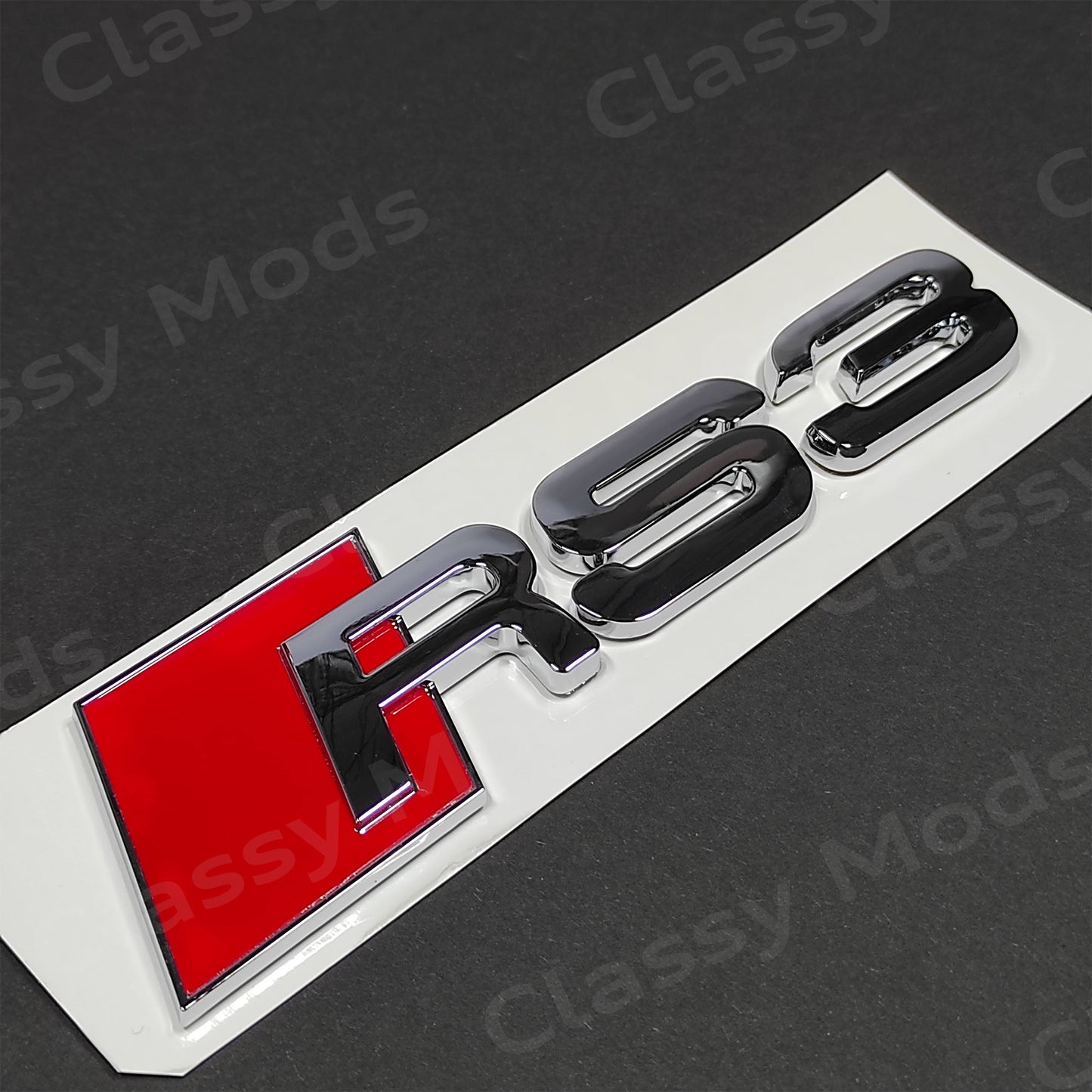 Audi RS3 Chrome Rear Emblem Badge