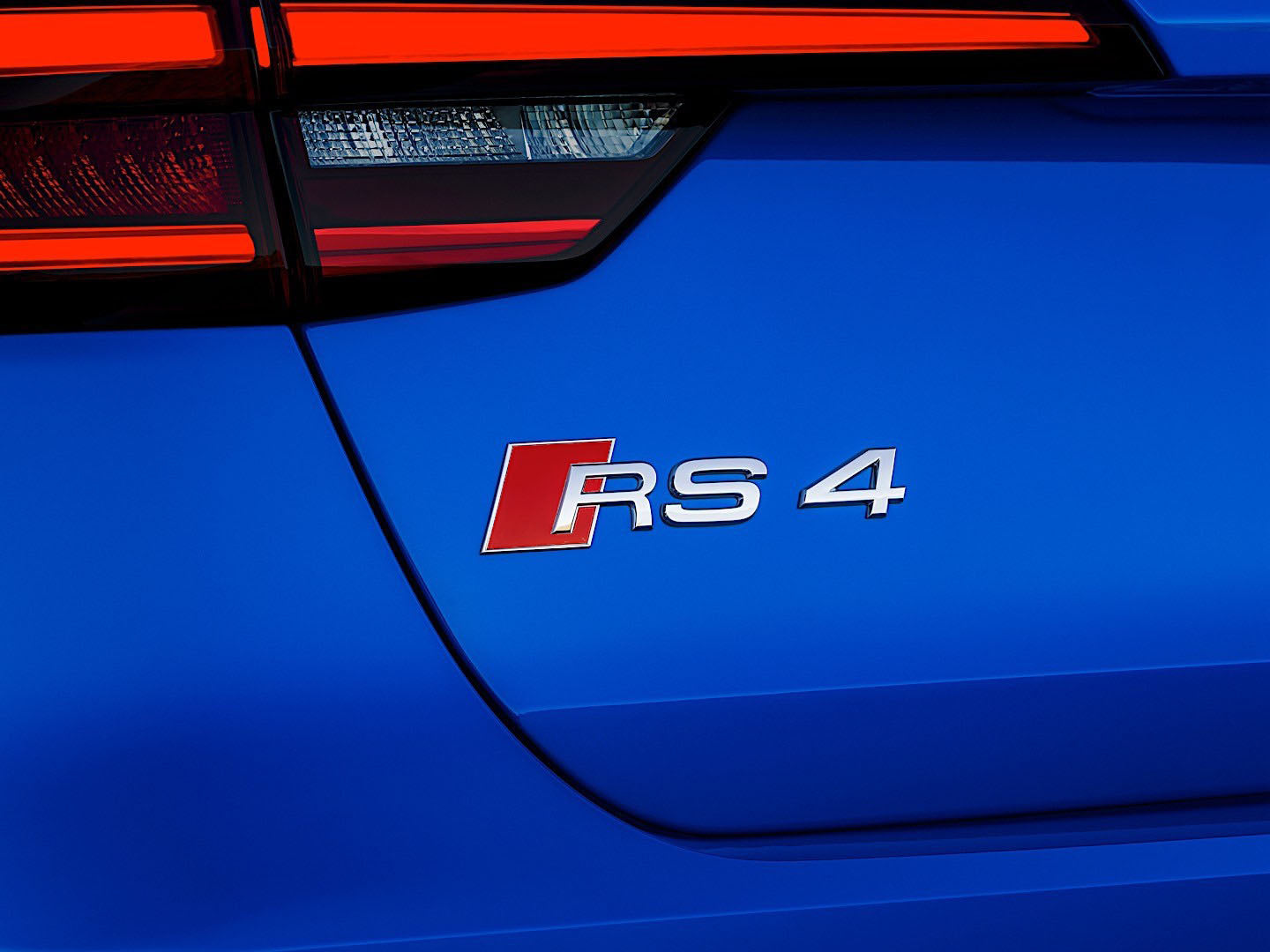 Audi RS4 Chrome Rear Emblem Badge