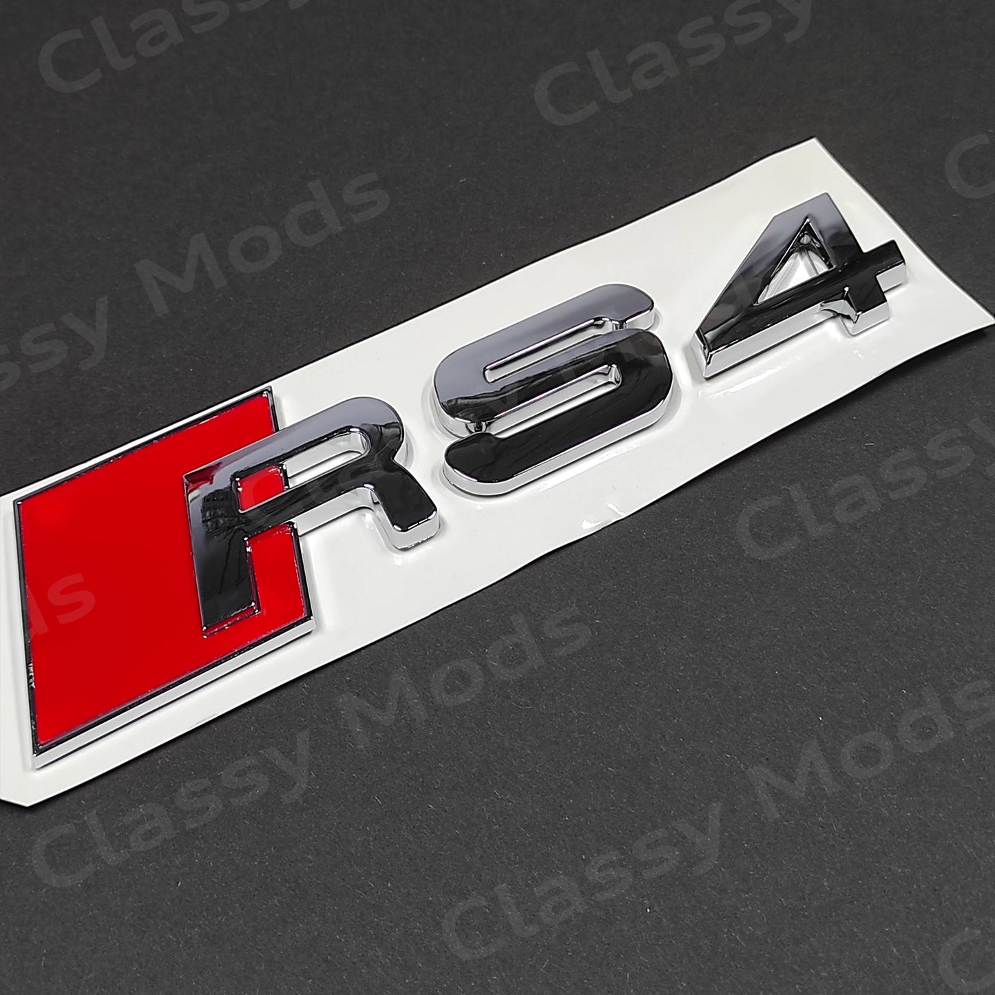 Audi RS4 Chrome Rear Emblem Badge