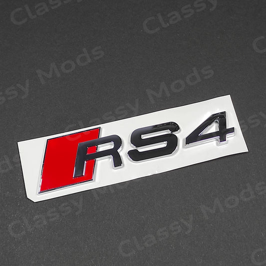 Audi RS4 Chrome Rear Emblem Badge