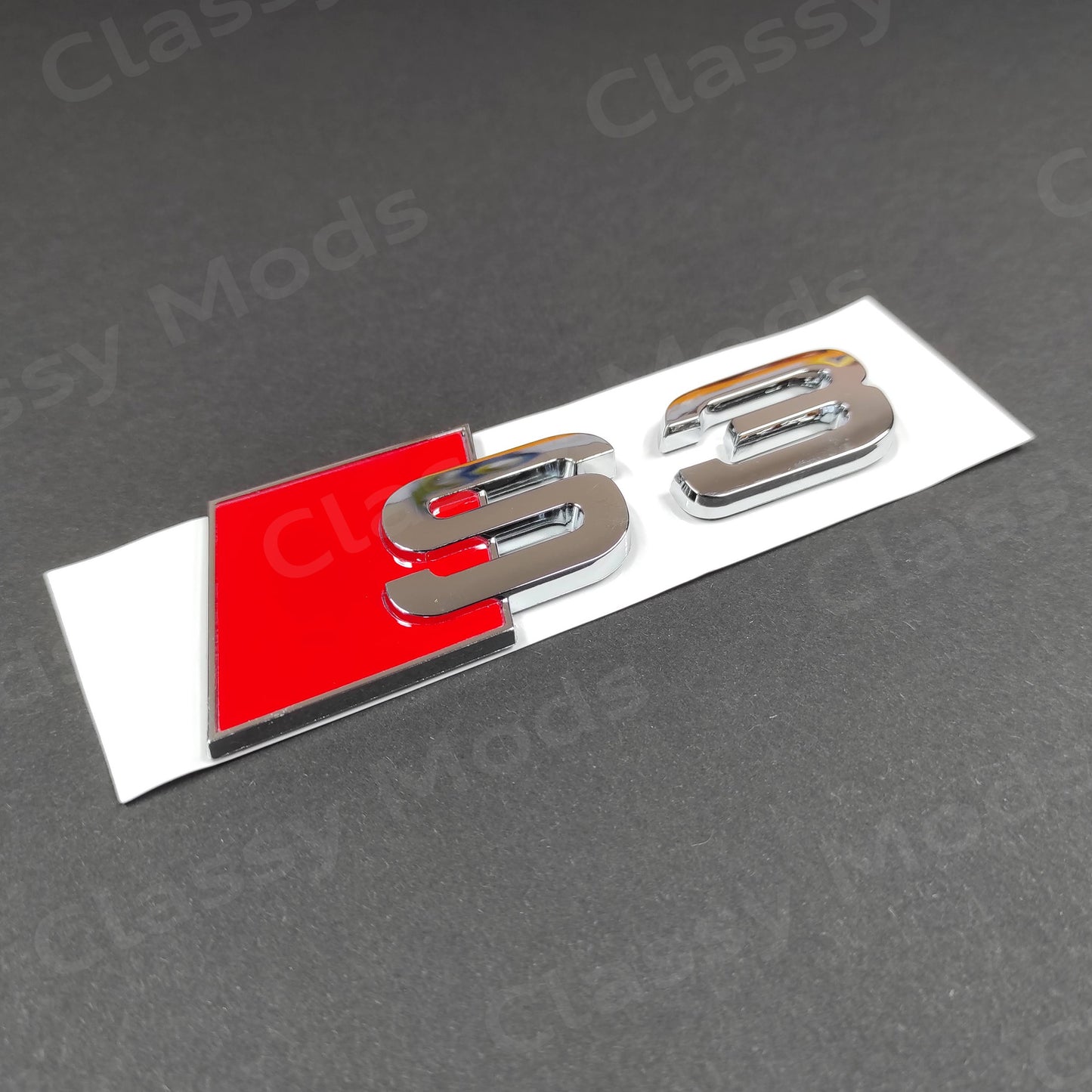 Audi S3 Rear Emblem Badge Chrome