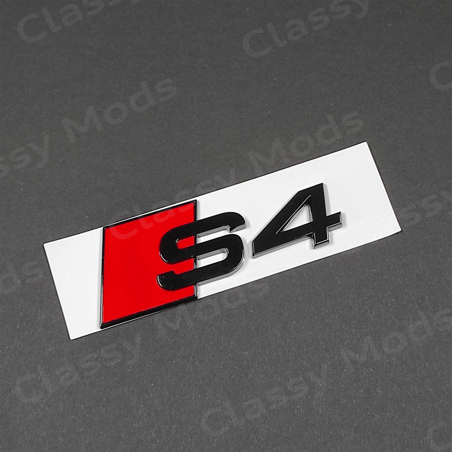 Audi S4 Gloss Black Rear Emblem Badge