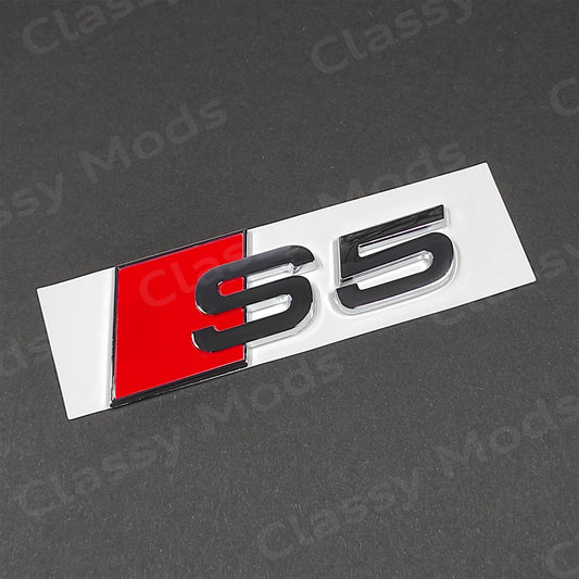 Audi S5 Rear Emblem Badge Chrome