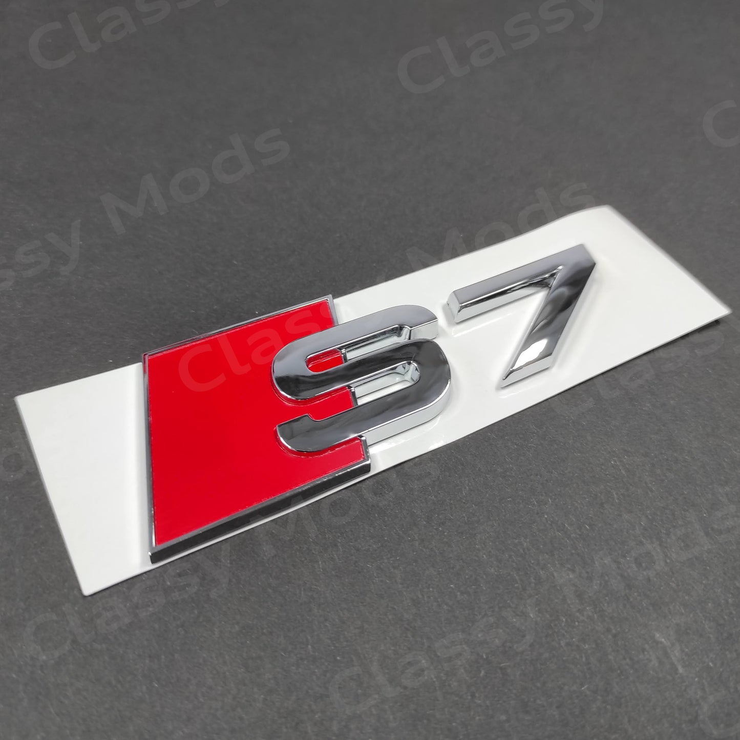 Audi S7 Rear Emblem Badge Chrome