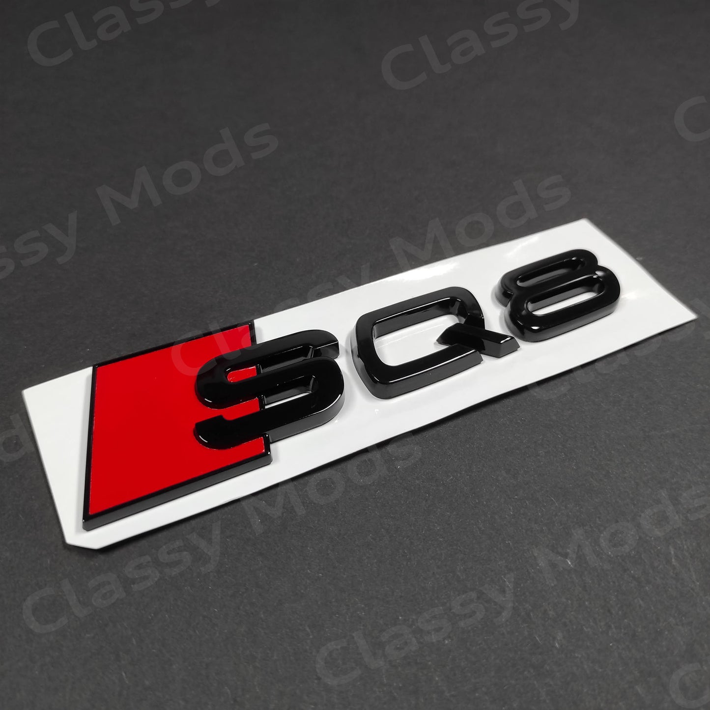 Audi SQ8 Gloss Black Rear Emblem Badge