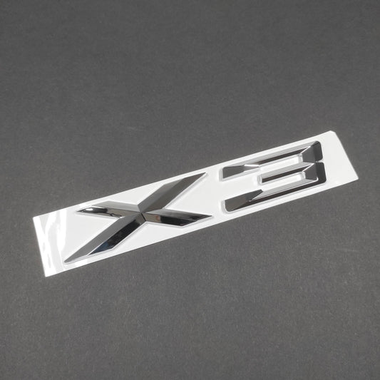 BMW X3 E83 F25 Chrome Rear Emblem Badge