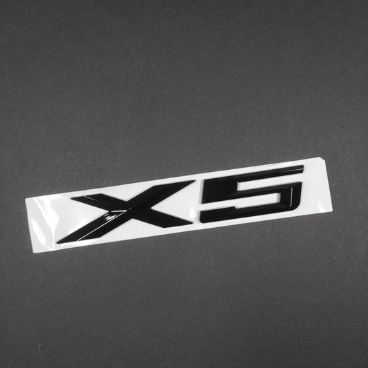 BMW X5 E53 E70 Gloss Black Rear Emblem Badge