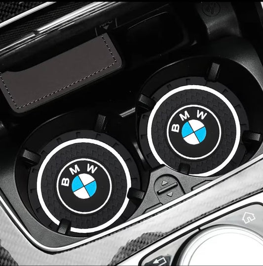 BMW Cup Coasters Silicone Anti-Slip Pads